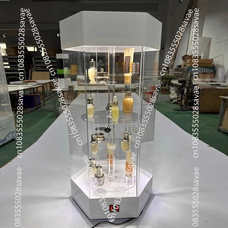 Cosmetics jewelry jewelry display case acrylic watch accessories rotating display stand stand