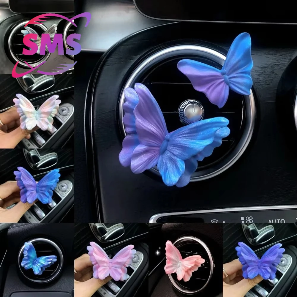 

Air Outlet Decoration, Car Interior Ornaments with Various Sizes and Colors, Lifelike Butterflies Car Interior Decor Accessories