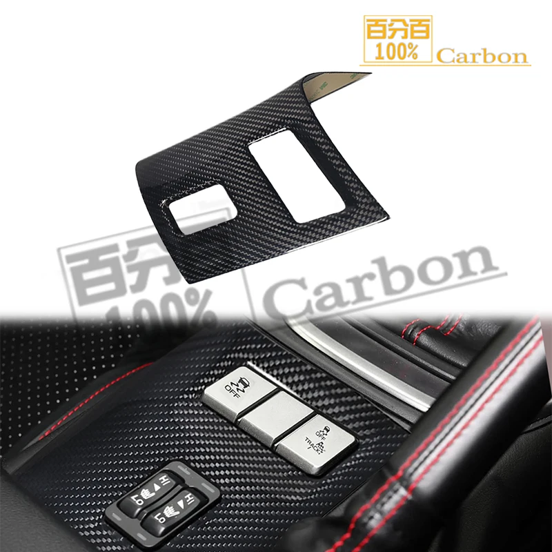 

Real Carbon Interior Center Console Cover Seat Heating Panel For Toyota GR86 for Subaru BRZ 2022up MT Version RHD only