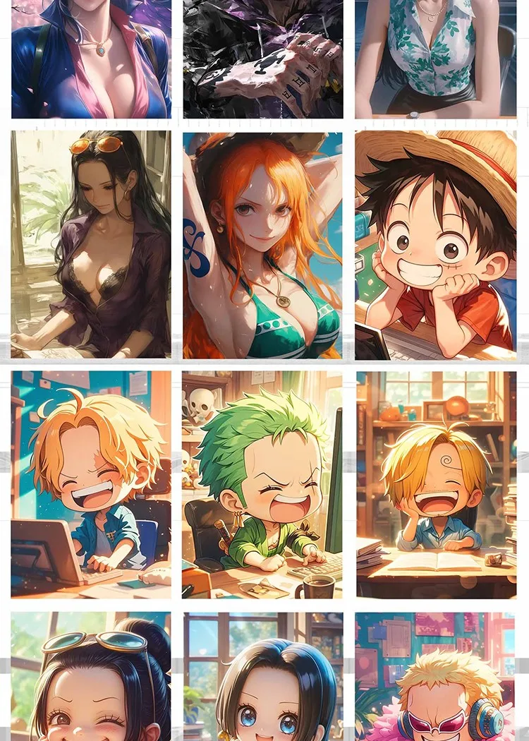 New One Piece B5 Collection Cards Luffy Quality Cards Zoro Nami Chopper Franky Collections Card Game Collectibles Battle Cards