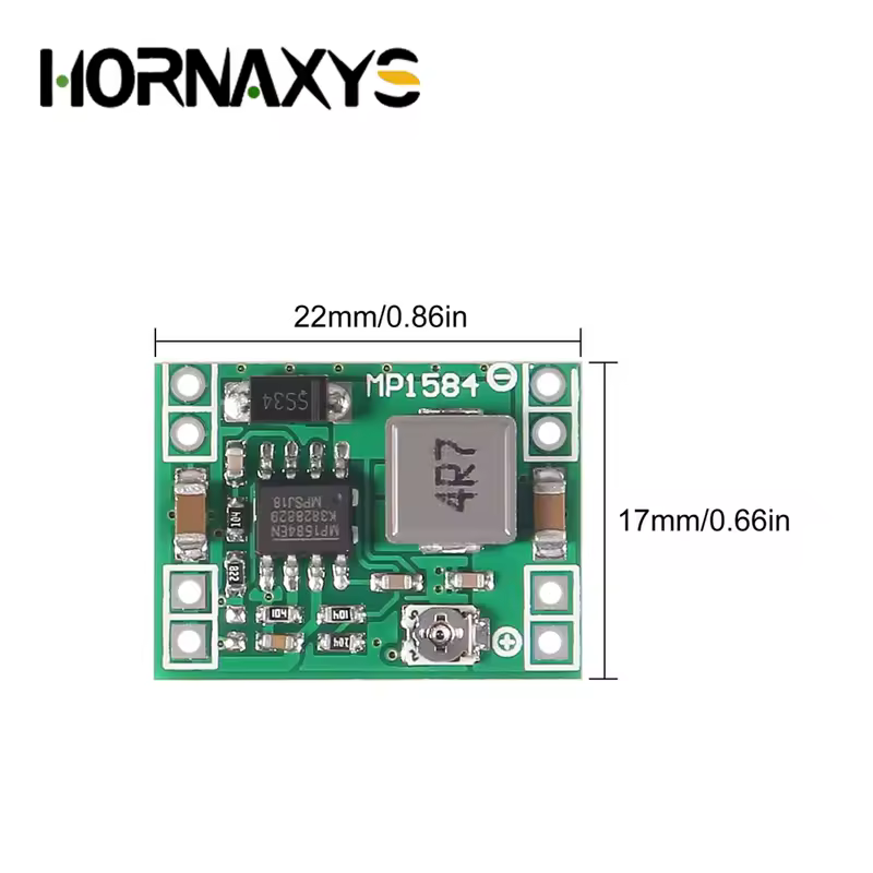 5/10pcs MP1584EN Adjustable 3A DC-DC Converter Step Down Voltage Regulator Module Replace LM2596s MP1584 DC DC Buck Board - Image 5