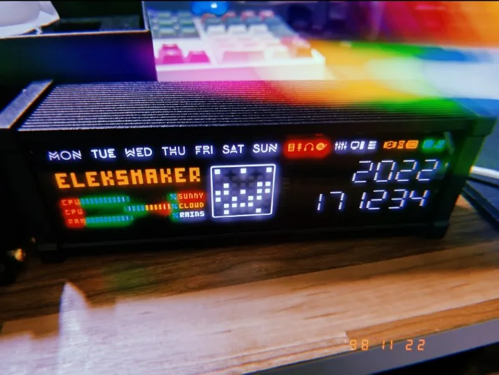 EleksTube IPS Eleks WFD Retro Glows Analog Nixie Tube elekstube clock