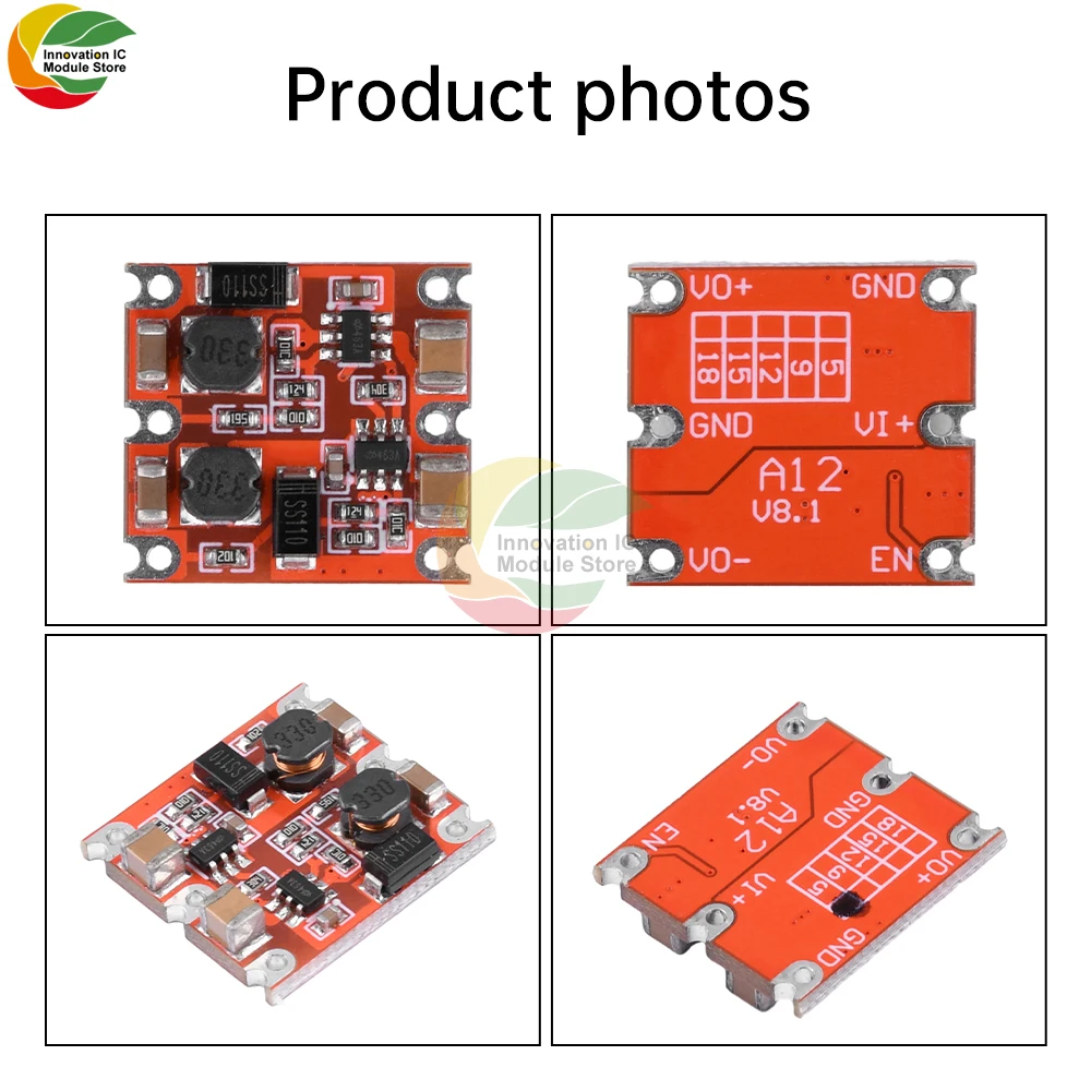 DC7-50V to DC ± 5V 12V 15V Dual Step Down Module DC-DC Step-Down Buck Converter Buck Module 300mA Power Supply Module