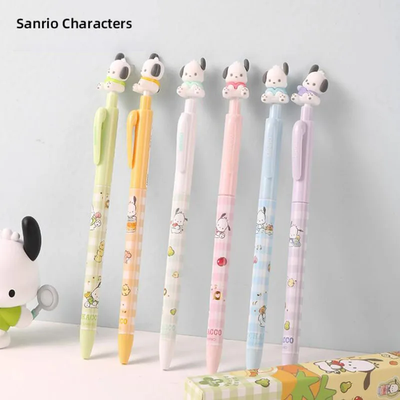 

18 pcs/lot Sanrio Kawaii Gel Pen Cute 0.5mm Black Ink Signature Pens Promotional Gift Office School Supplies