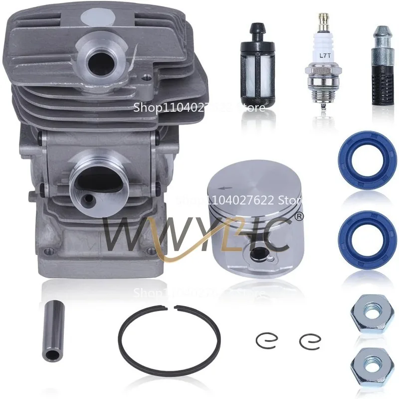 

For Steele ms291 Cylinder 47mm Piston Assembly 11410201206 Compatible Chainsaw Cylinder Assembly Kit