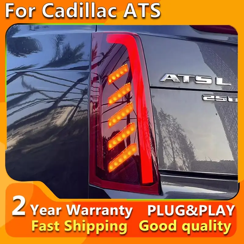 

Car Styling for Cadillac ATS Tail Lamp 2016-2020 Led Fog Lights DRL Day Running Light Tuning Car Accessories ATS L Tail Lights