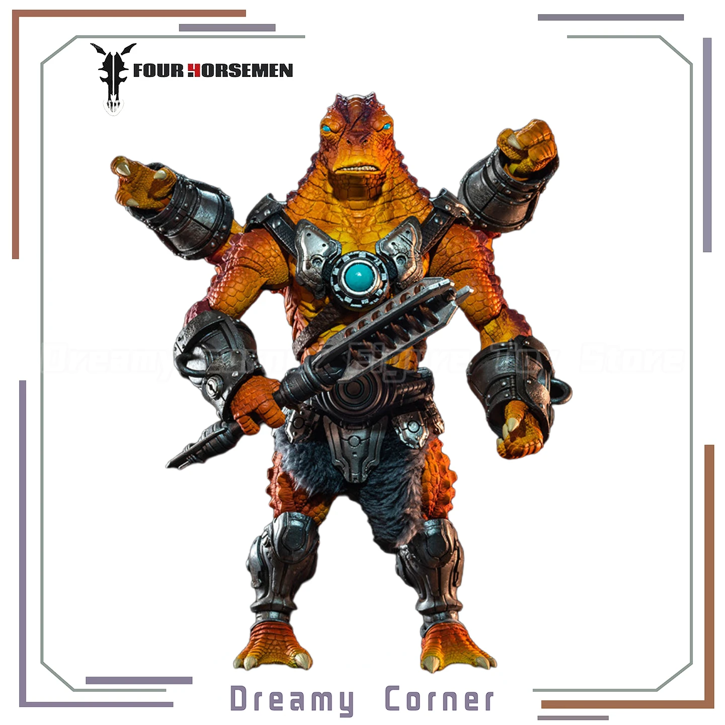 

【In Stock】Original Four Horsemen Studios Cosmic Legions KRAGGNAR 1/12 Action Figure Toy Model Gift