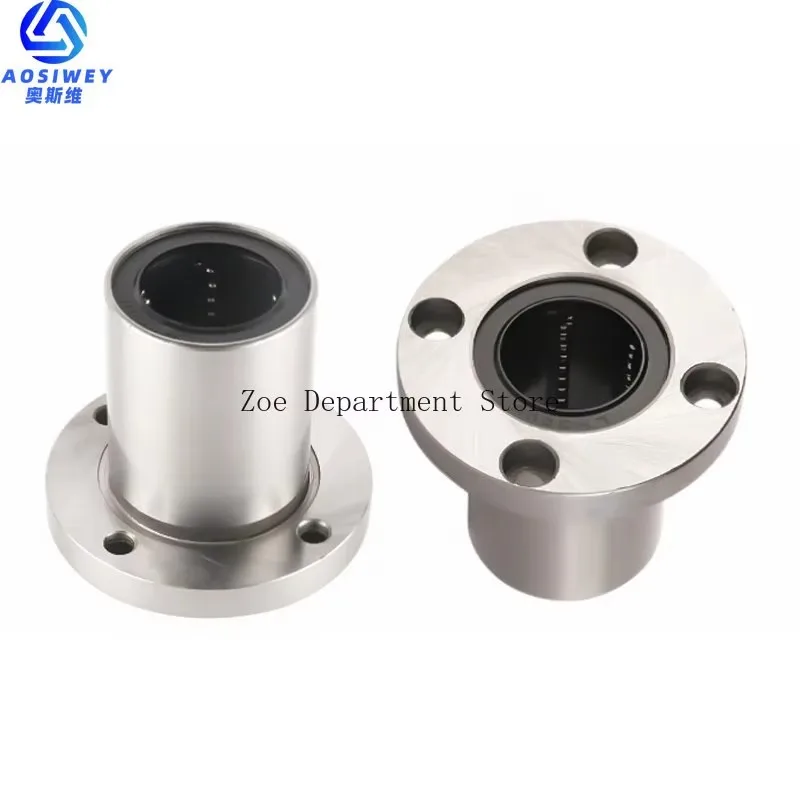 Round Flange Linear Motion Bearing Sliding LMF6 8 10 12 13 16 20 25 30 35 40 50UU