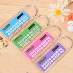 Childrens Tool School Supplies Portable Office Stationery Calculator Ruler Solar Energy Calculator Digital Caliper