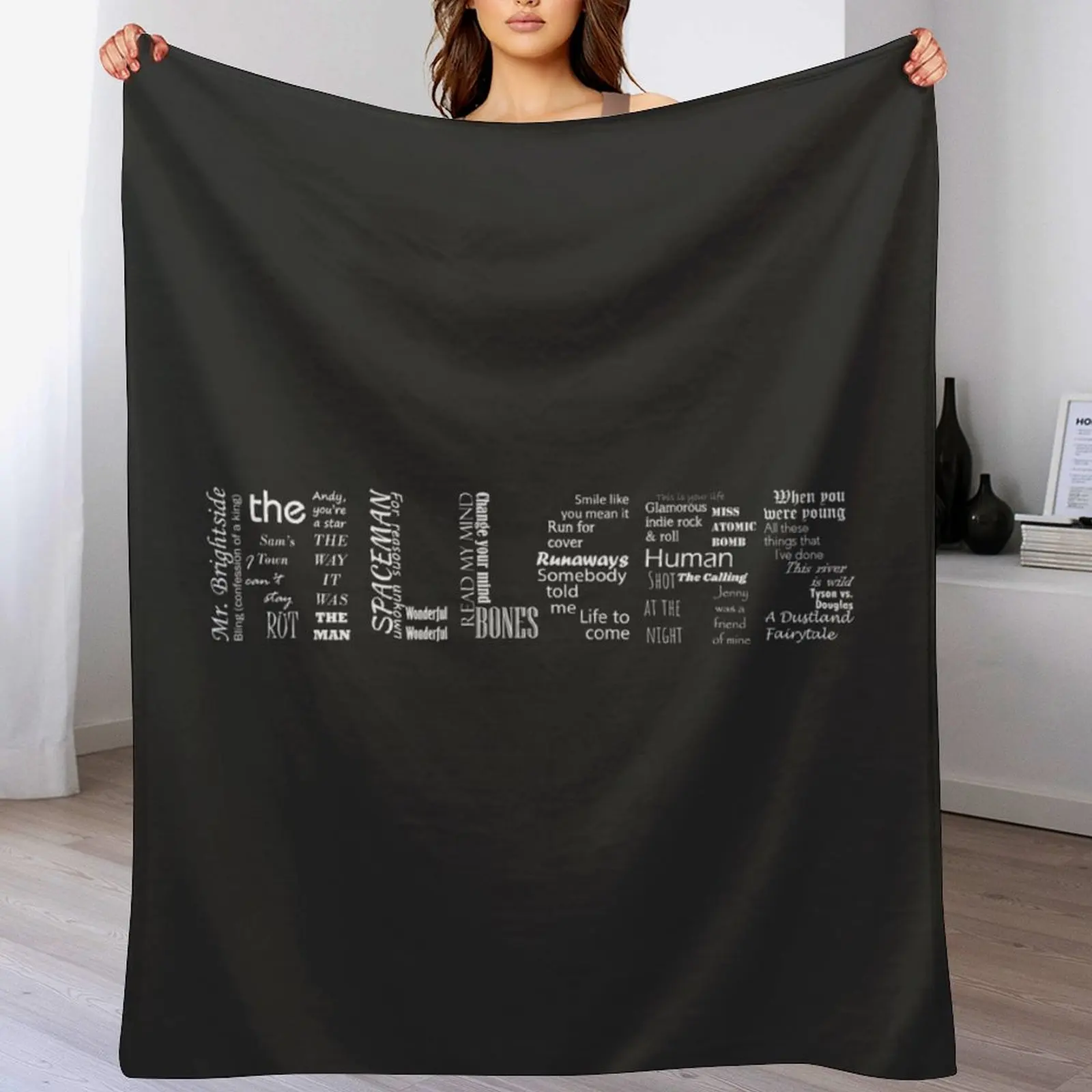 

Killers Throw Blanket Luxury Designer For Baby Plaid on the sofa Thins Blankets
