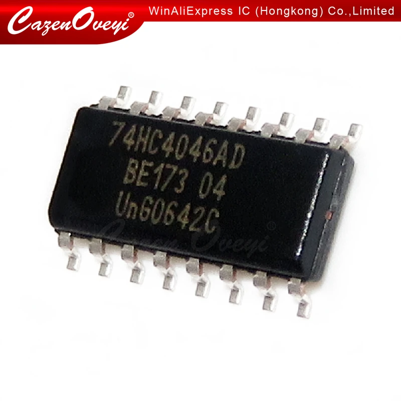 10pcs/lot HC4046 74HC4046D  74HC4046MX 74HC4046AD MC74HC4046AD  narrow original authentic SOP-16 In Stock