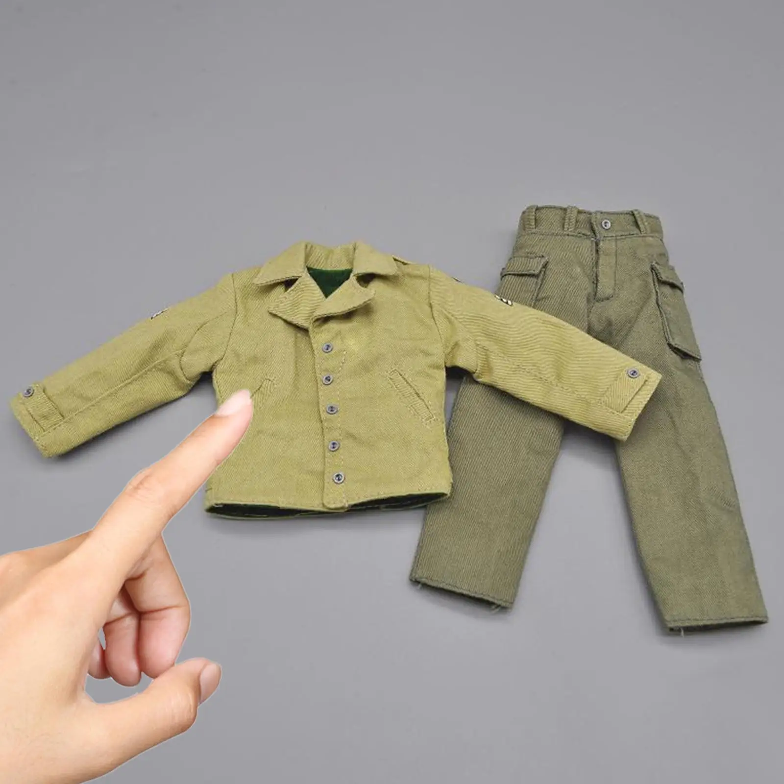 

1:6 Male Figure Clothes Uniform Shirt and Pants for 12 inch Male Figures