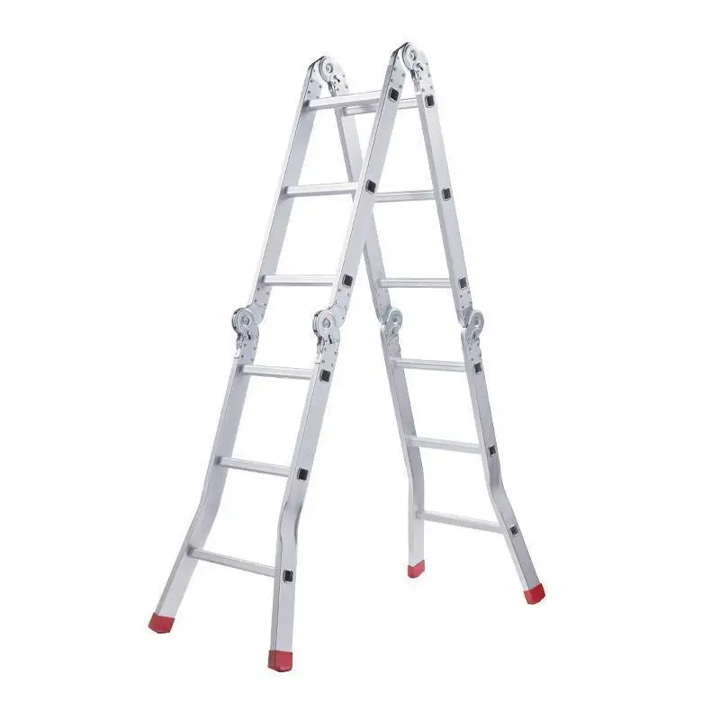 

Multi Functional Household Folding Ladder, Thickened Aluminum Alloy Engineering Ladder, Lifting Zigzag Ladder, Portable