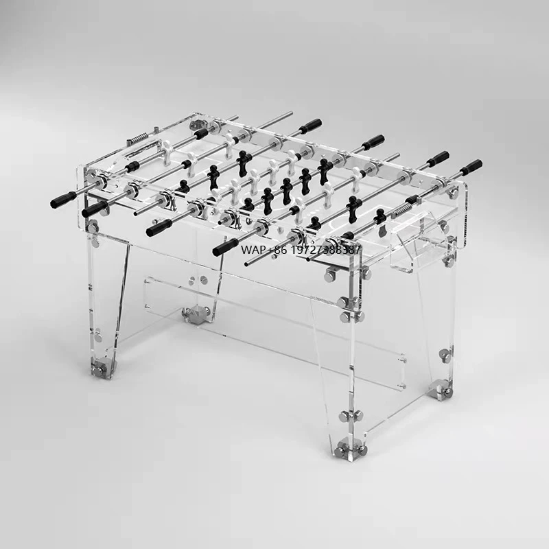 

Commercial Heavy-Duty Transparent Acrylic Indoor Table Soccer for Adults Football Table Top Game