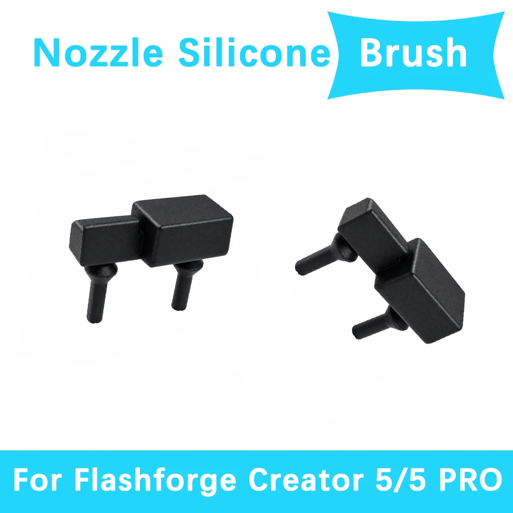 Nozzle Brush For Flashforge Creator 5 PRO Nozzle Wiper Cleaning Brush C5 Nozzle Silicone Brush For Flashforge Creator 5 Hotend