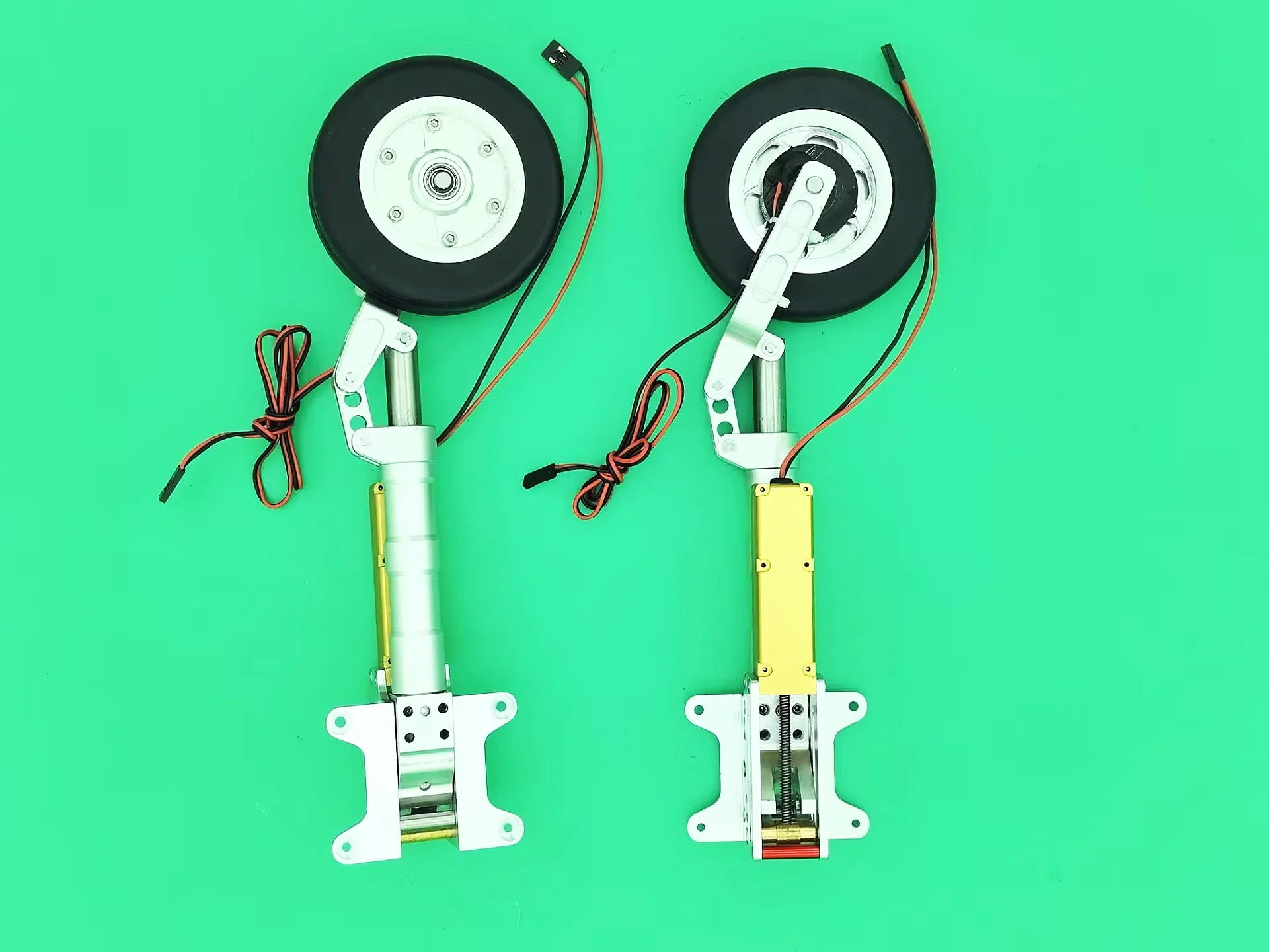 Electric retract gear with electronic brake for rc airplane 12 to 25KG turbine jet