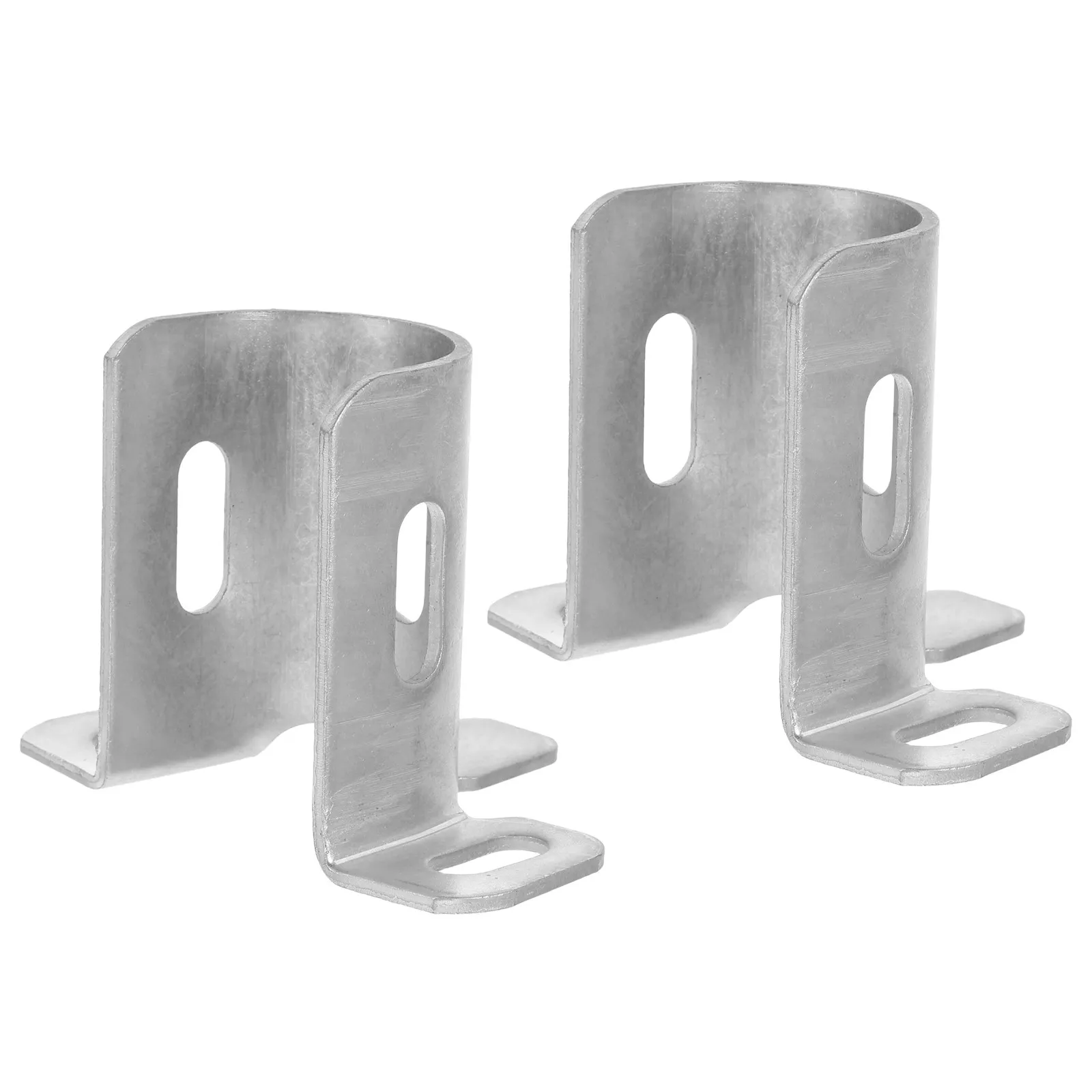2Pcs Galvanized Iron Roller Shutter Support Bracket Axle Holder Heavy-Duty for Smooth Operation Long-Lasting Rust-Resistant