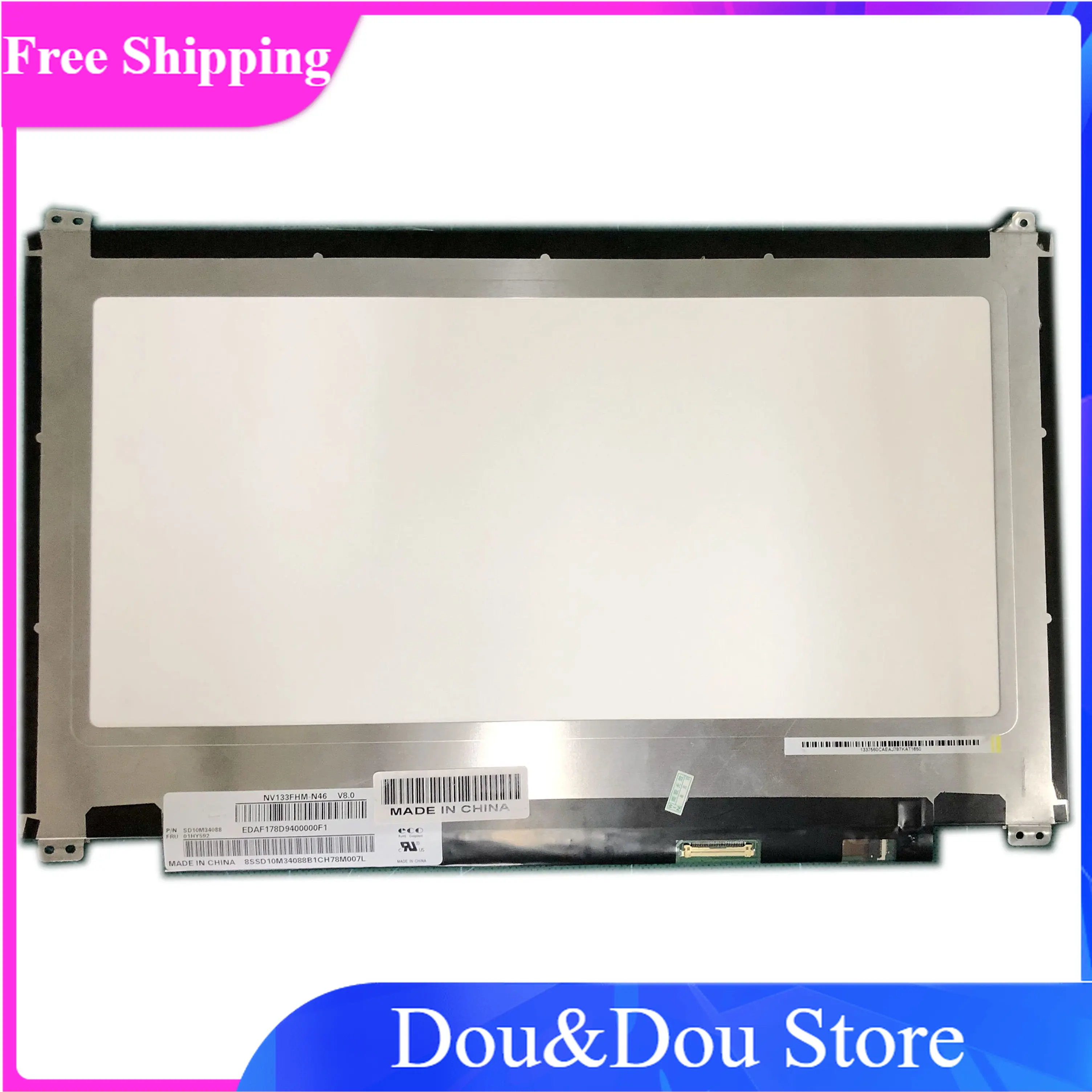 

NV133FHM-N46 V8.0 nv133fhm n46 Matrix for 13.3" 30pin FHD 1920X1080 Replacement Laptop LCD Screen