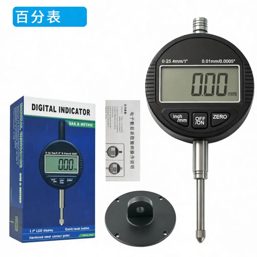 Professional Electronic Digital Dial Indicator Micrometer 0 001mm Precision Gauge For Workshop Mechanical Inspection
