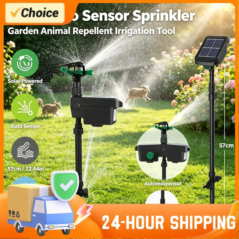 Motion Activated Sprinkler Scaring Away Wild Animals Animal Repeller Sprinkler Timing Sprinkle Irrigation System for Outdoor Use