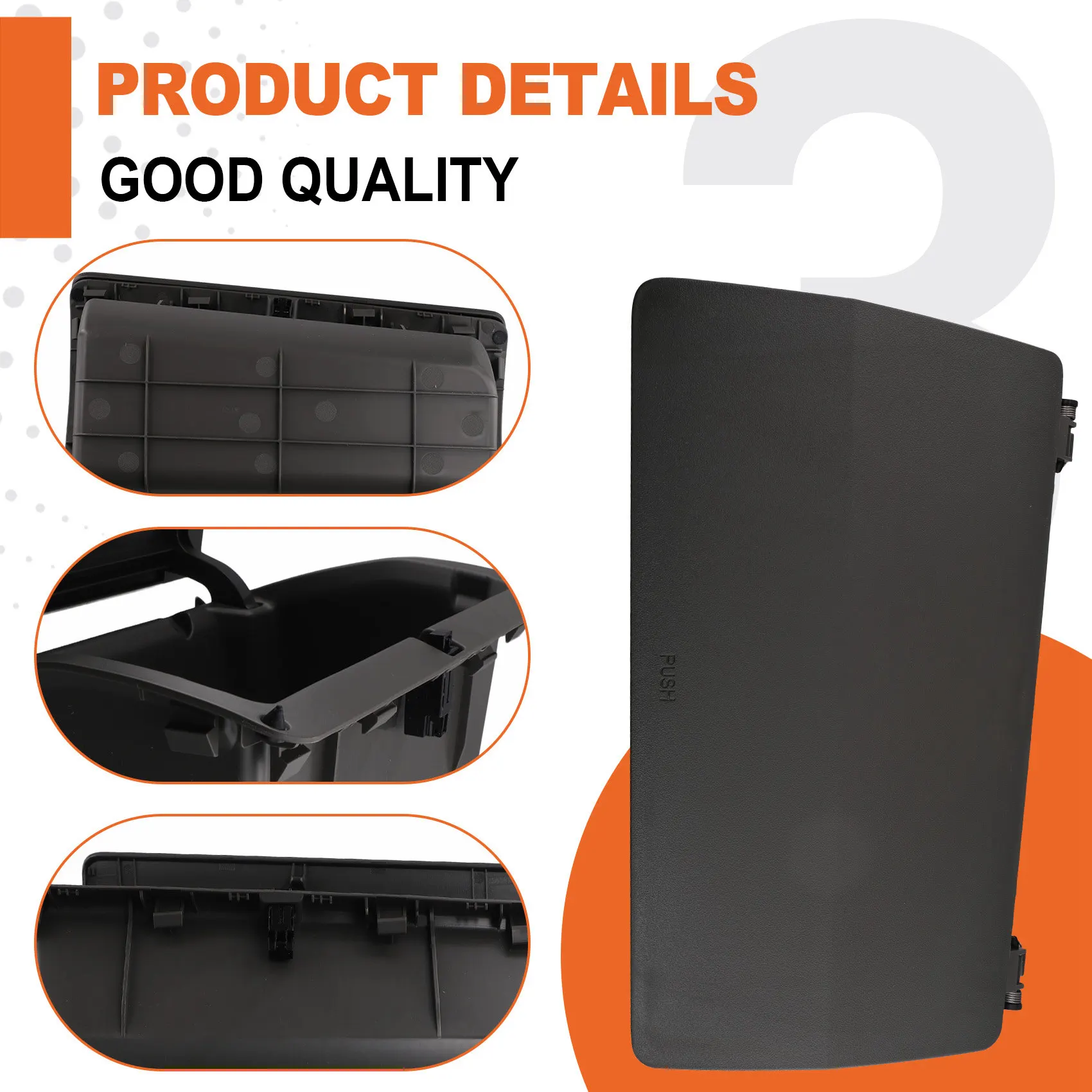 

A95E-Dark Gray LHD Dashboard Interior Storage Box For Toyota Vigo 2002-2014 55042-0K020