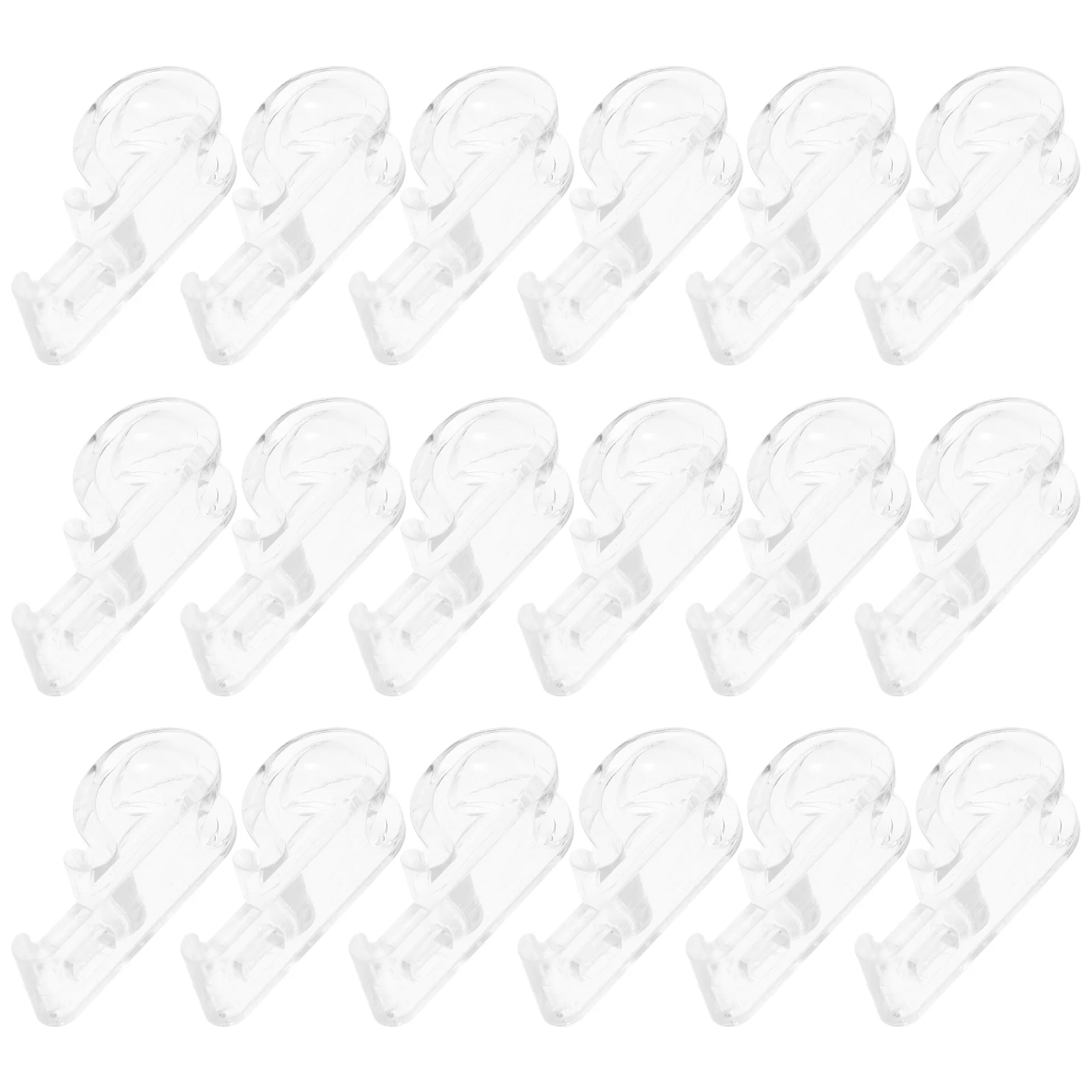 30 Pcs Curtain Hook Hooks Clear Clips Blind Accessory Roller Beaded Chain Shade Sturdy for Cord Holder