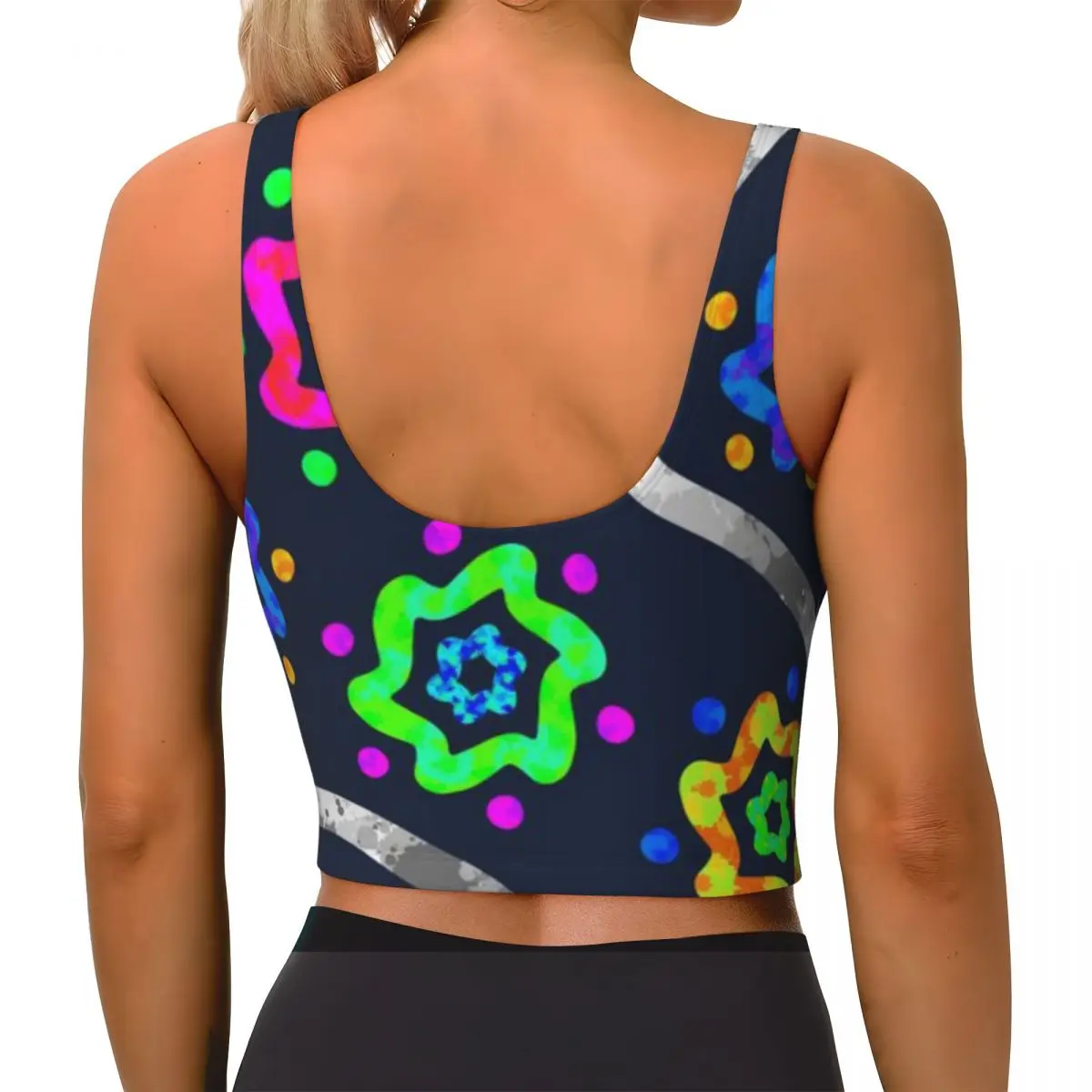 Layer Inner Tank Dream Wave Festival - Carnival Swirl Daily Loungewear Wirefree Sports Top