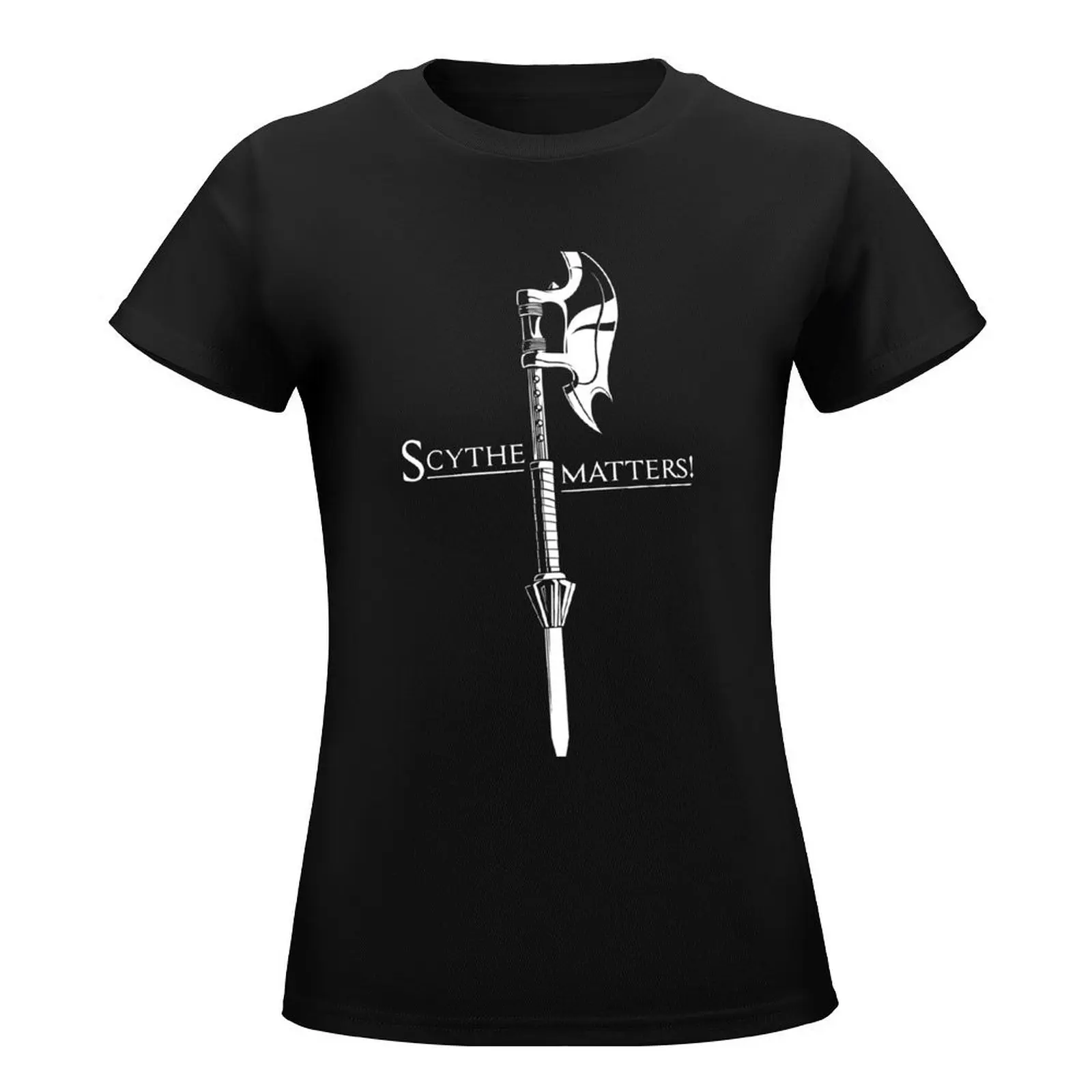 Scythe matters! T-Shirt shirts graphic tees anime clothes plus size tops Women clothes