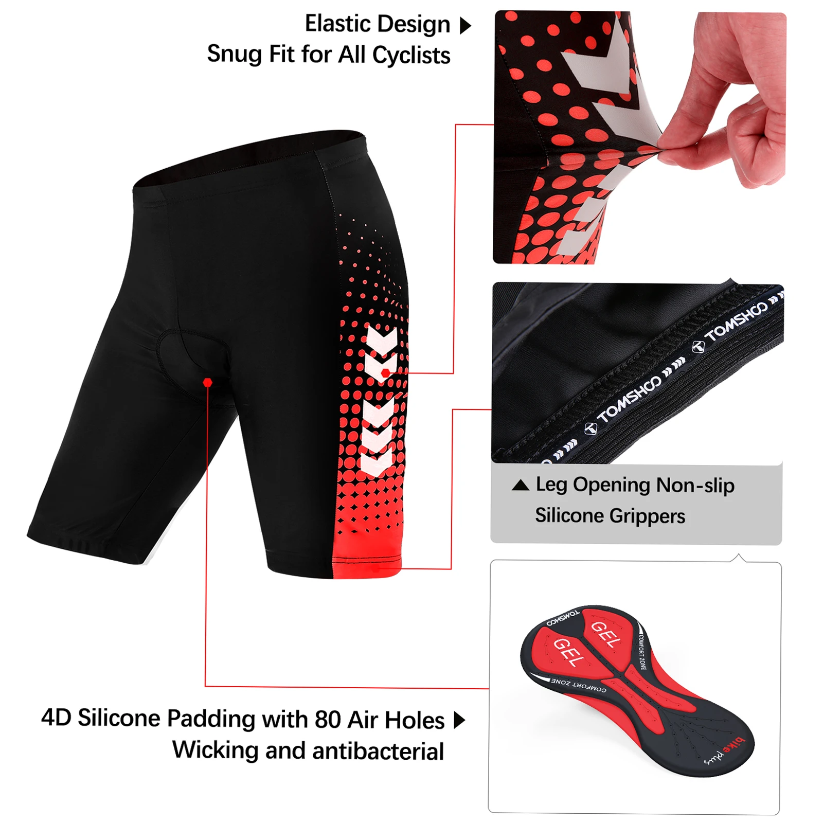 Men's  Short Suits Cycle Set Cycle Jersey with 5D Gel Padded Riding Shorts Quick Dry Breathable Cycle Jersey Set