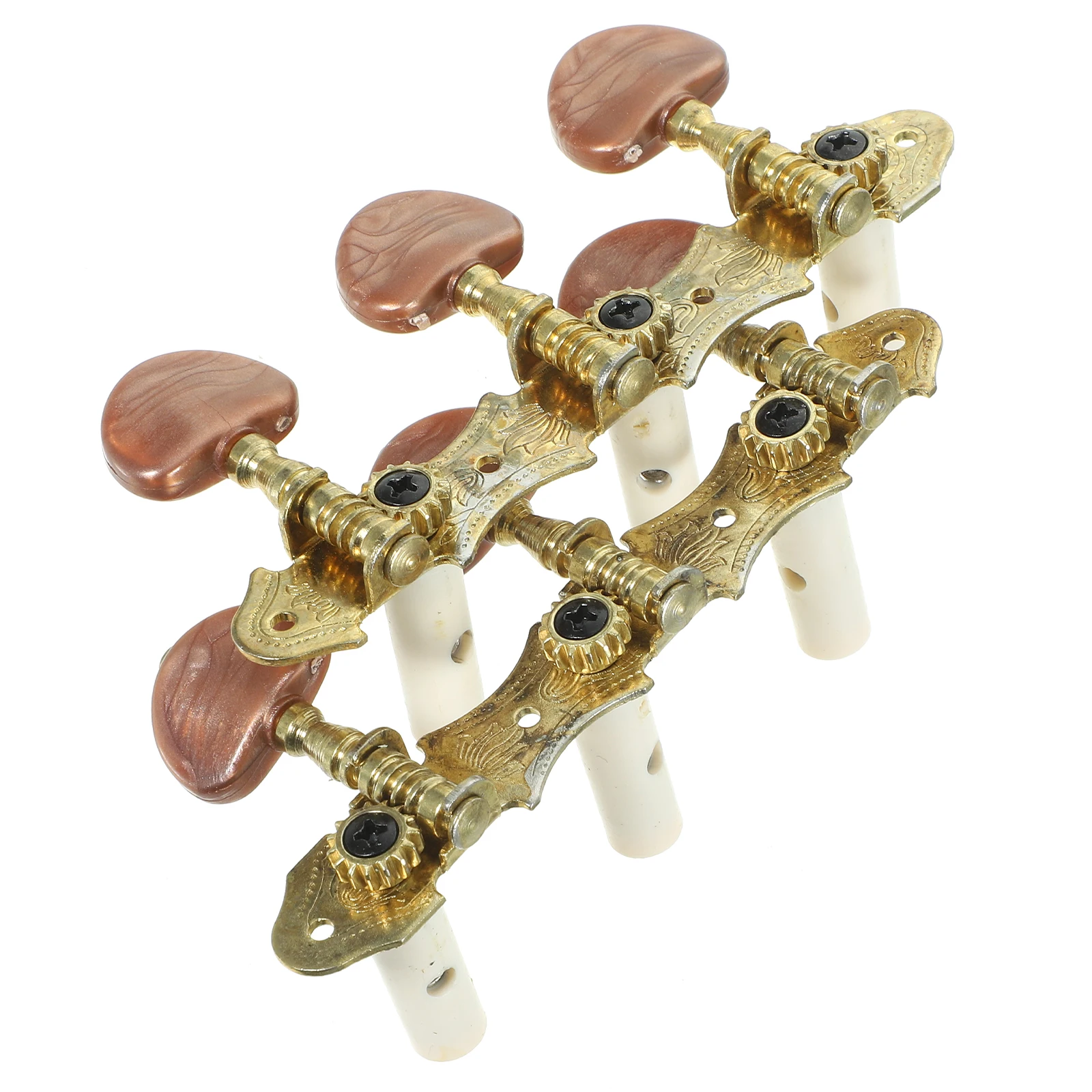 

2 Rows Guitar Tuners Electric Tuning Peg Musical Instrument Keys Metal Pegs Knob