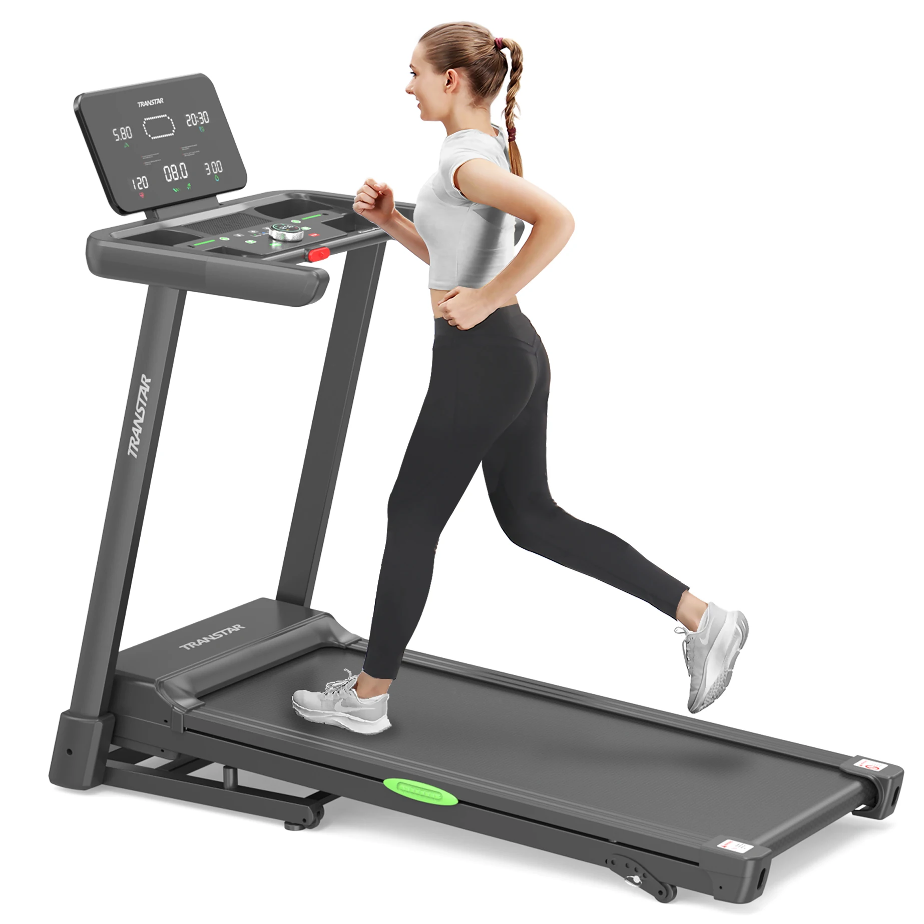 

Portable Indoor Cardio Training Equipment Foldable Motorized Home Gym Treadmill Machine with Bluetooth APP Connection