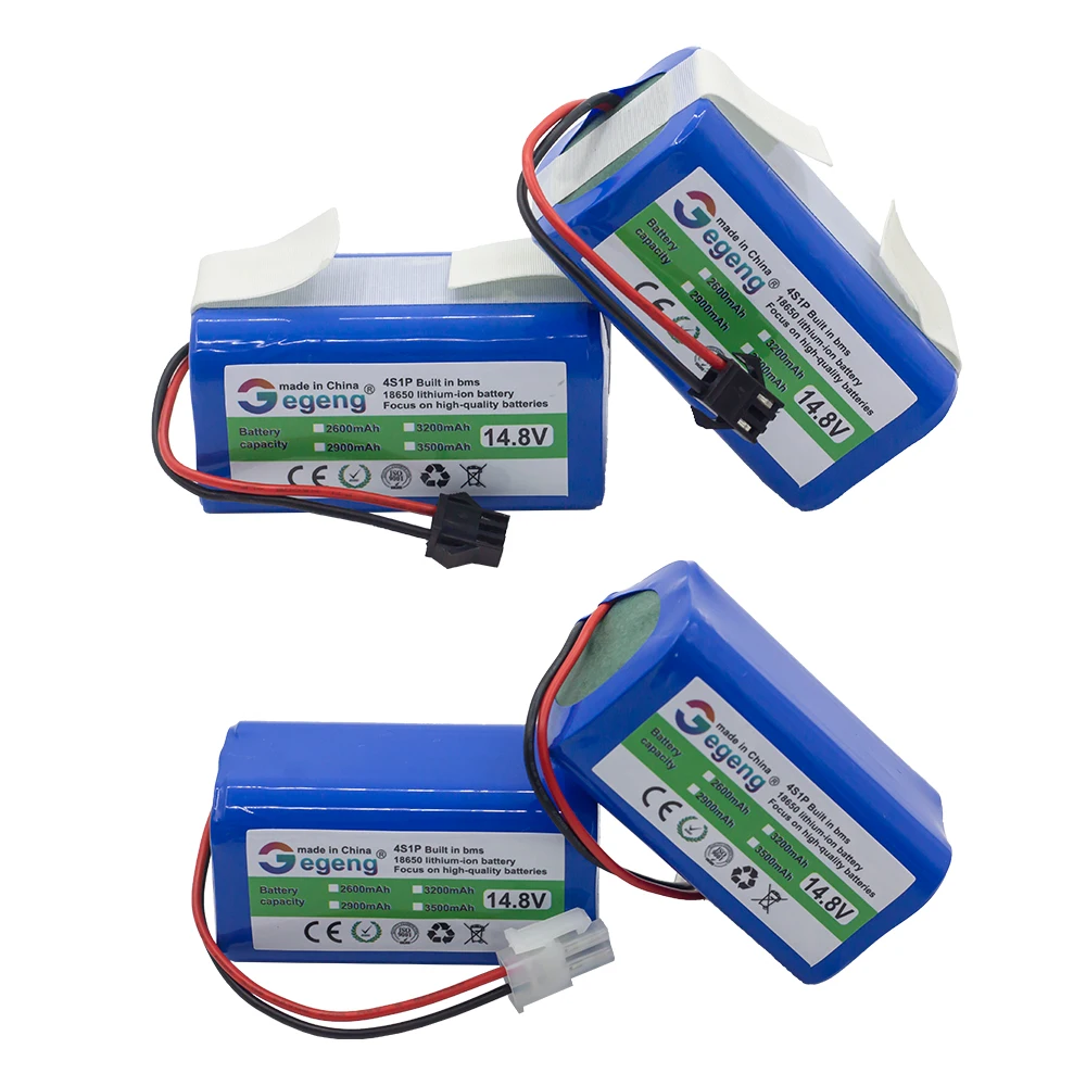 Gegeng 14.8V/14.4V 4 s1p 2600mAh bateria do odkurzacza forPanasonic/ILIFE/FLYCO/Eufy/POLARIS/RoboVac/Deebot /Conga Excellence