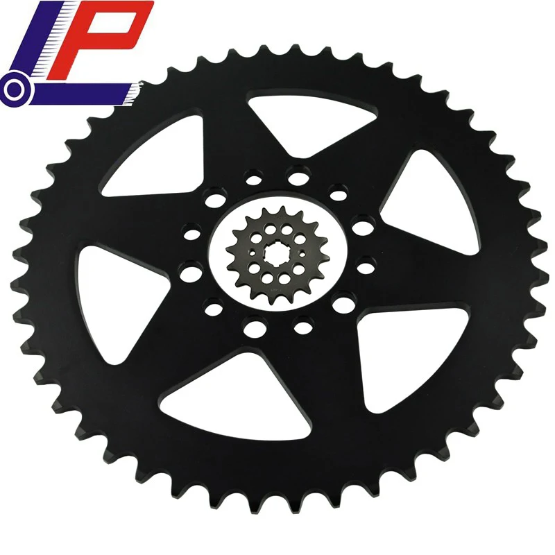 

LOPOR 520 CNC 16T 46T Front Rear Motorcycle Sprocket for SUZUKI SR250 G H J K T H Exciter 1980-1996 XT250 3Y3 SR 250 XT 250