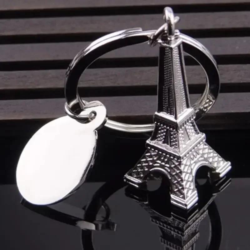 Retro Mini Decoration Torre Eiffel Tower Keychain Paris Tour Eiffel Key Chain Key Holder Key Ring Women Bag Charm Pendant Gift