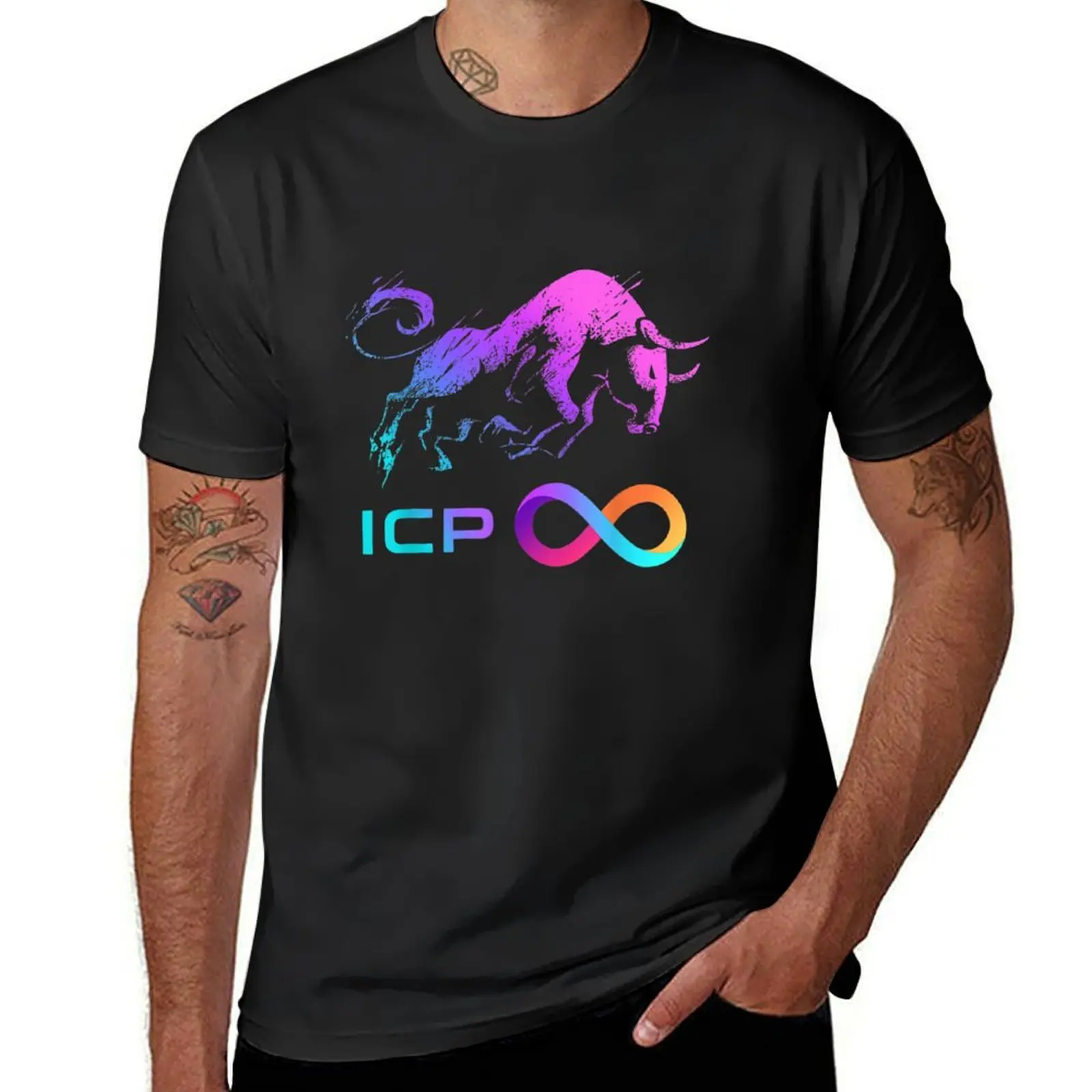 

ICP Internet Computer Crypto BULLRUN HODL to be Millionaire T-Shirt tees Blouse men t shirt