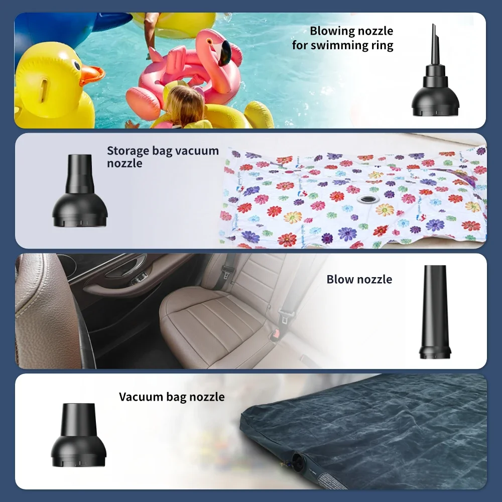 100000rpm Mini Jet Fan Blower Turbo Fan PC Keyboard Air Blower 3 Gears Electric Wireless Compressed Air Duster Turbo Jet Fan