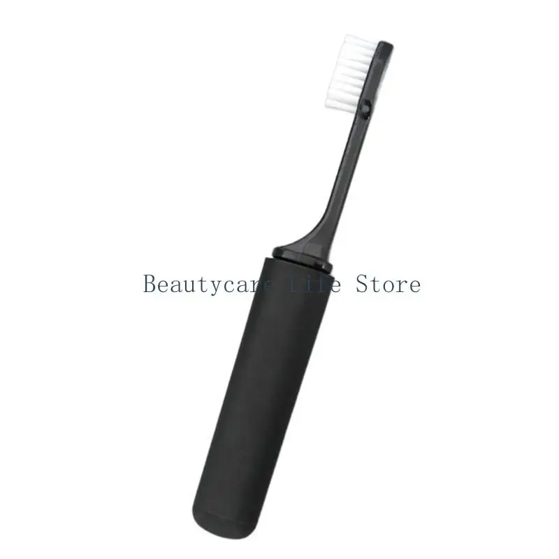 652C Conveniently Foldable Travel Toothbrush Ergonomic Folding Toothbrushes for Adults Camping Toothbrush for Hiking