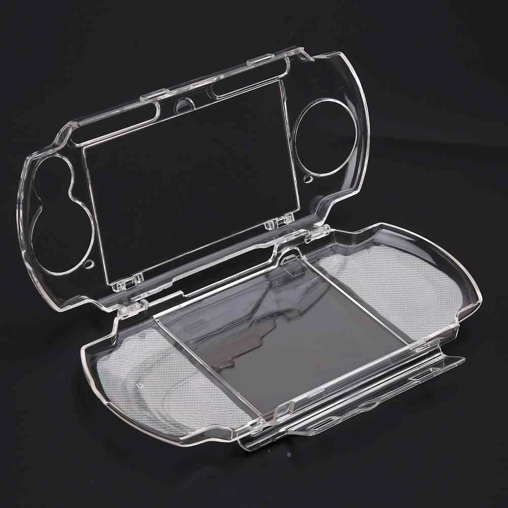 1Pc Hard Case Clear Housing For PSP 2000 3000 Game Console Full-Coverage Protective Cover For PSP Snap-in Crystal Protector Case