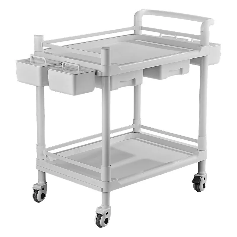 

Beauty cart trolley beauty salon special rack mobile hair salon instrument tool cart high-end and high-end