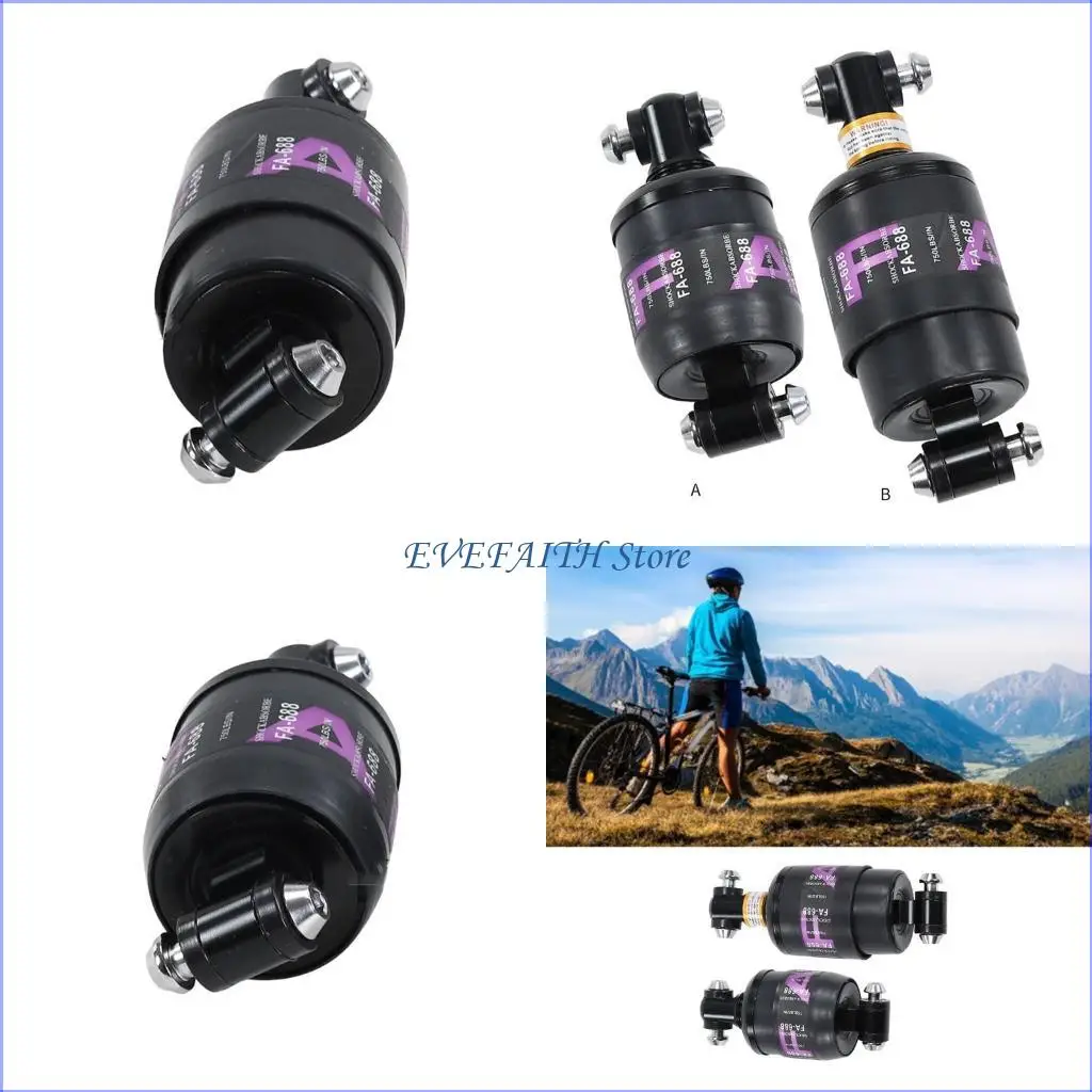 124B Rear Shock Absorbers Integrated Oil Spring for Mountain Bike Scooter