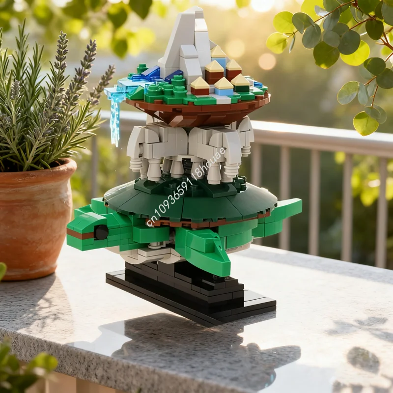 

461pcs MOC World Turtle Creator Experted Model Building Blocks Assemble DIY Idea Christmas Gift Education Brick Toys Birthday