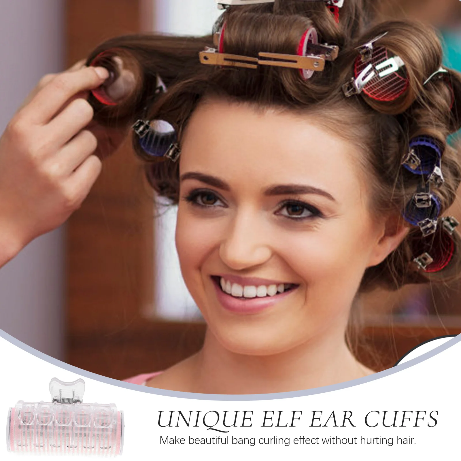 

Розовые щипцы для завивки волос с автоматическим нагревом USB для девочек и женщин, легкий портативный инструмент для натуральных локонов