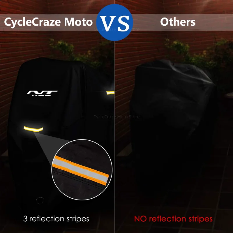 Motorcycle Cover Waterproof Outdoor Scooter UV Protector Dust Rain Cover For Honda NT1100 NT 1100 2022 2023