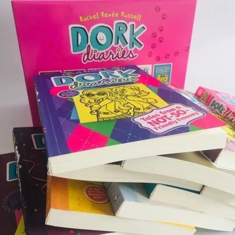 Imagem -04 - Dork Diaries Weird Girl English Story Picture Book Edição Feminina Widow Kid Diary Bedtime Edition 15 Volumes