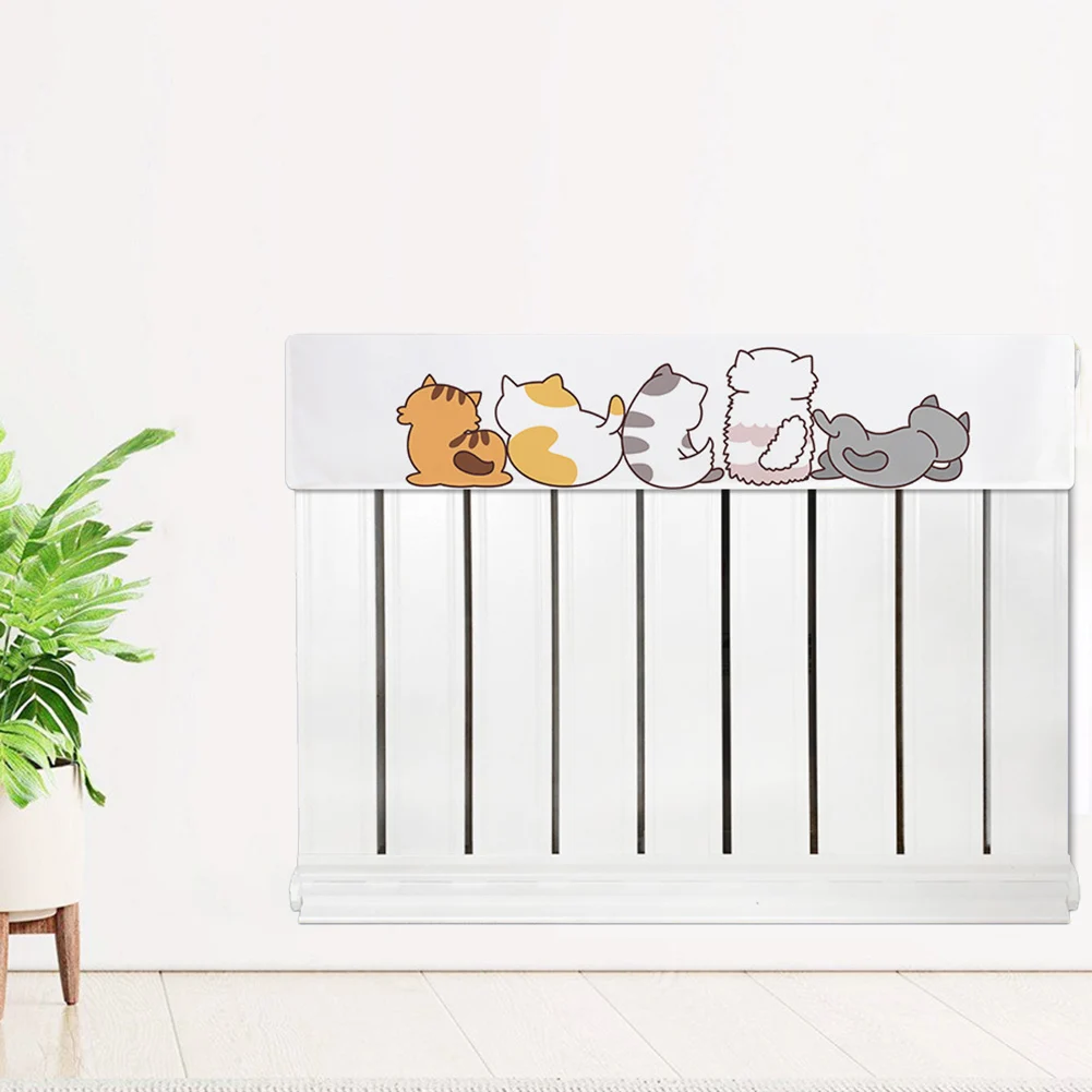 Radiator Cover Dust Cover Cloth Anti-smoked Black Old-fashioned Half-wrapped Radiator Cover Towel Shield Cover Vertical Decorati