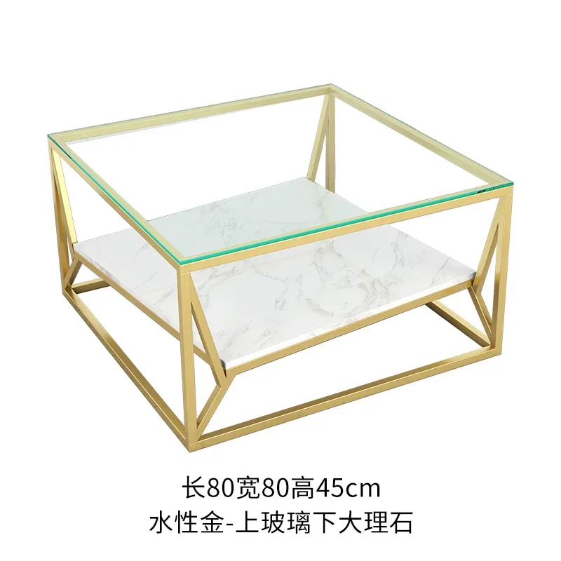 Living Room Cafe Tables Modern Simplicity Multifunctional Iron Art Coffee Table Creativity Cafe Furniture Salontafel