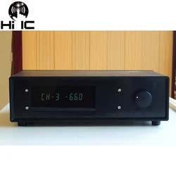 4 In 1 Out Stereo Audio Switcher Switch Splitter Selector Balanced XLR Interface Remote Control VFD Screen