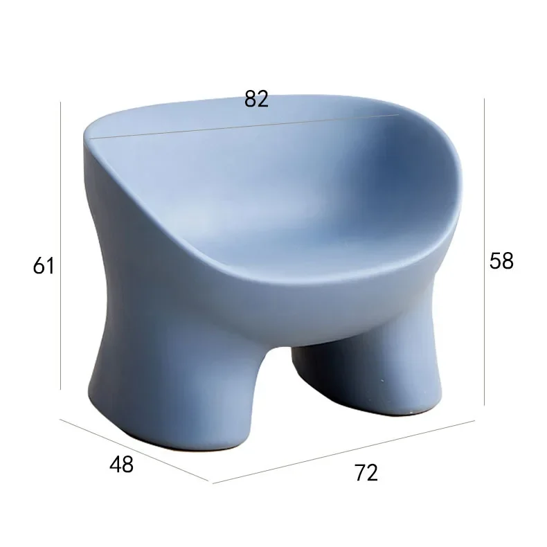 

Nordic designer Internet celebrity outdoor single, leisure balcony sofa simple, modern stool