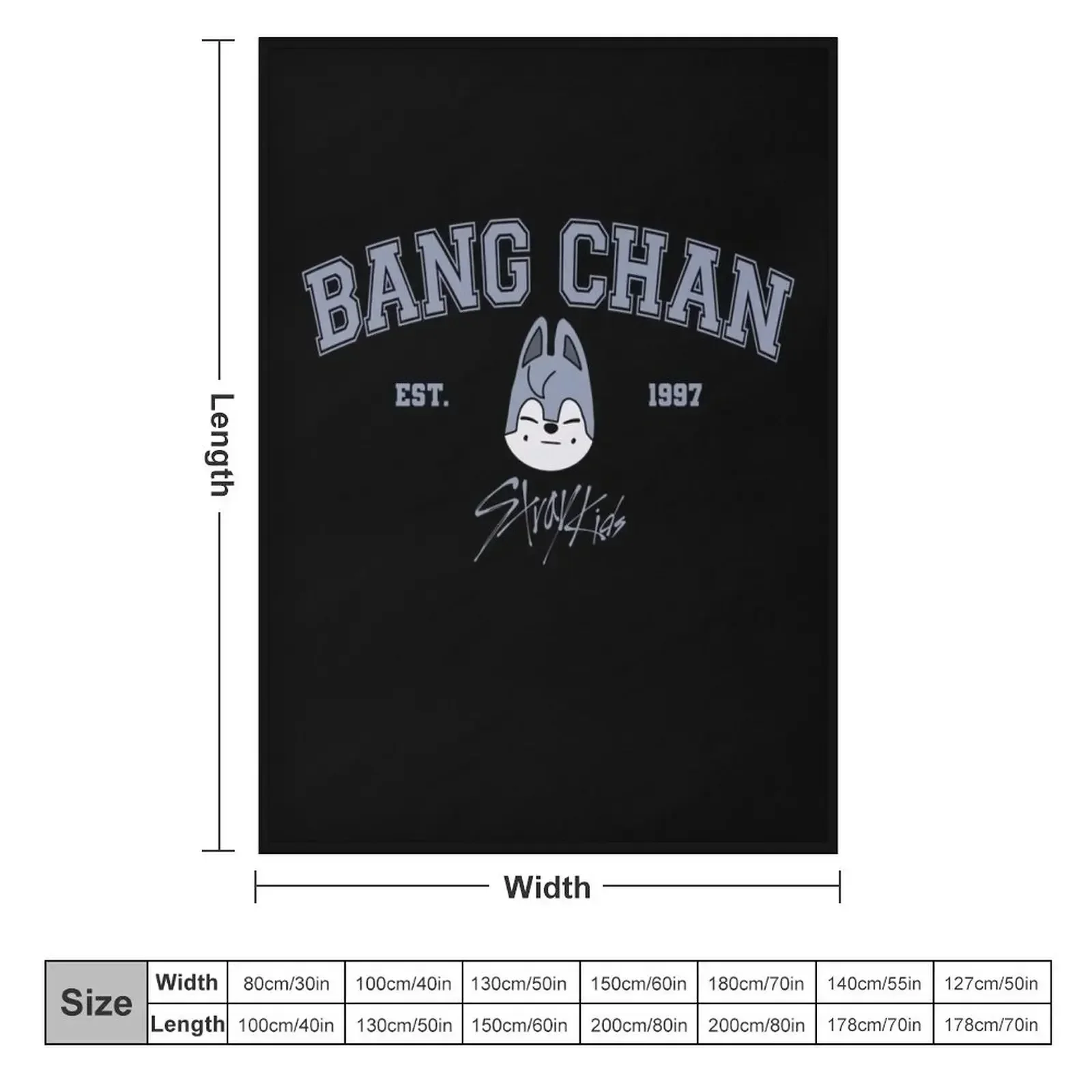 Bang Chan Throw Blanket wednesday Hairy Decorative Beds Blankets