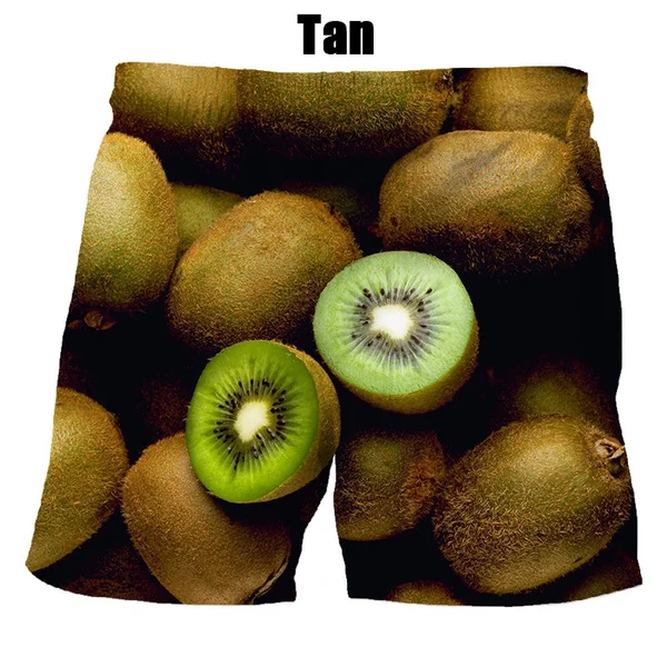 New Summer Hot Sale Fruit Fashion 3d Printing Men\'s Women Casual Summer Shorts Cool Shorts